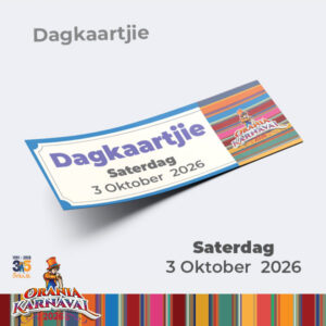 Toegang: Saterdag 03 Oktober 2026